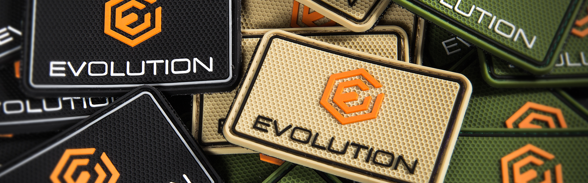 Evolution hats, patches and stickers